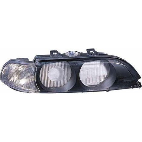 Verre de phare avant droit blanc BMW Série 5 E39 phase 1 1995-2000