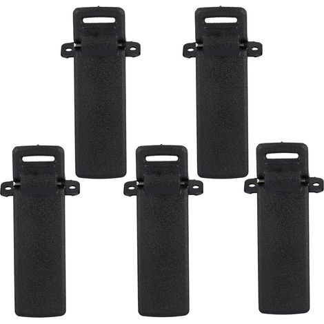 5 pièces Clip Ceinture UV 5R pour Radio BAOFENG UV-5R, UV-5RA, UV-5RB, UV-5RC, TYT TH-F8 Talkie-Walkie Radioamateur