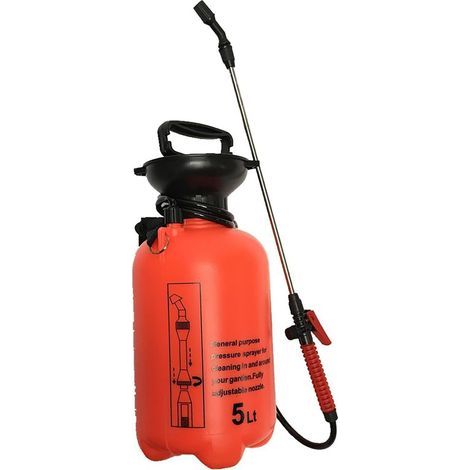 manuelle Gartenspritze 5L Wasserspritze mit Druckpumpe und (1/5)