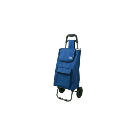 CARRELLO SPESA ROMANO ALLUMINIO- - cm.41x33x100h. - 1 pezzi XTRA