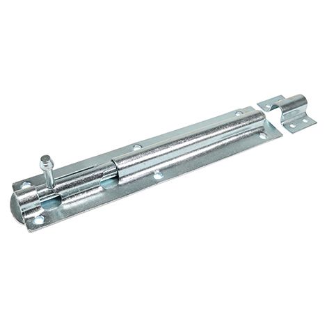 TIMCO Straight Tower Bolt Silver - 8"