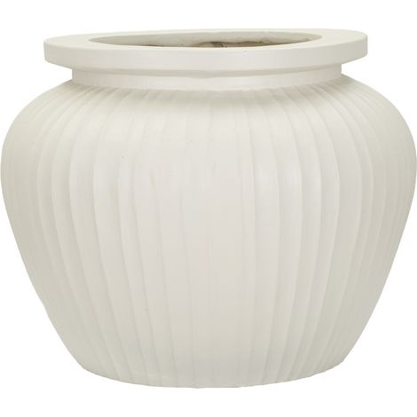 Vaso Chil grande in magnesio color crema