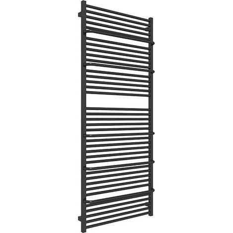 Sèche-serviette électrique noir de 1700mm de haut et 600mm de large - 1000 Watt - LIM1700/600SOAE1N