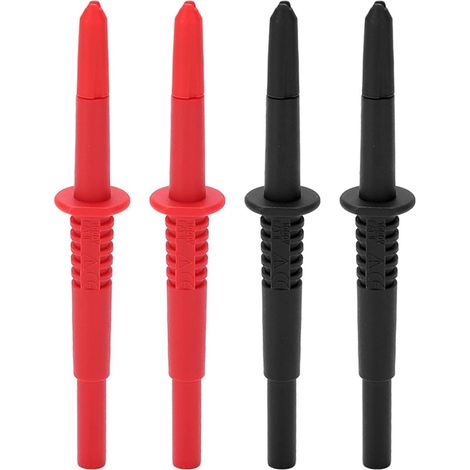 Zwei Sätze Multimeter-Prüfspitzen – Messingspitzen, 4 mm Bananenstecker – geeignet für die Reparatur von Kfz-Sensoren. (1/5)
