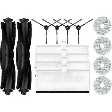 Ersatzteile für den Proscenic M9 Saugroboter: Hauptbürste, Seitenbürste, HEPA-Filter, Wischtuch, Staubbeutel (1/5)