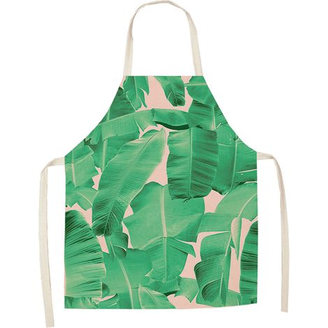 Tablier De Cuisine - Coton Et Lin Imperméable Résistant À L'Huile - Pour Chef Et Pâtissier Adulte - 1 Pièce (1/2)