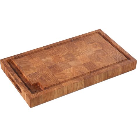 Zassenhaus - Bloc de boucher 45 x 25 x 4 cm en chêne (1/2)