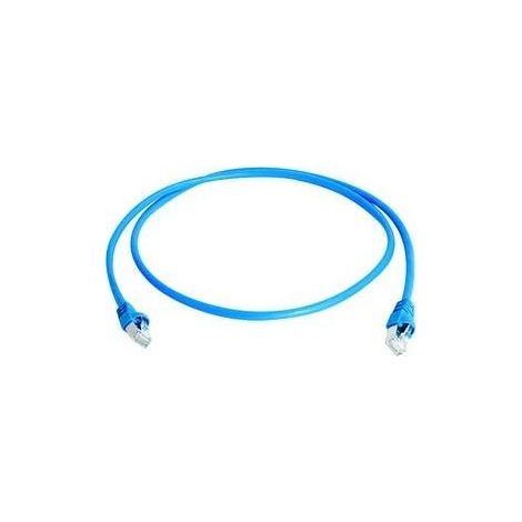 Telegärtner 100008984 RJ45 Patchkabel CAT 6a S/FTP 10.00 m Blau Flammwidrig, mit Rastnasenschutz, Fl (1/3)