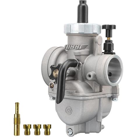 PE28 mm, Trois Jet Principal Et Lent/Pilot Jet, pour Moteur de Moto de 200 cc à 250 cc pour Moto Tout-Terrain 2/4 Temps et Mini Moto (1/5)