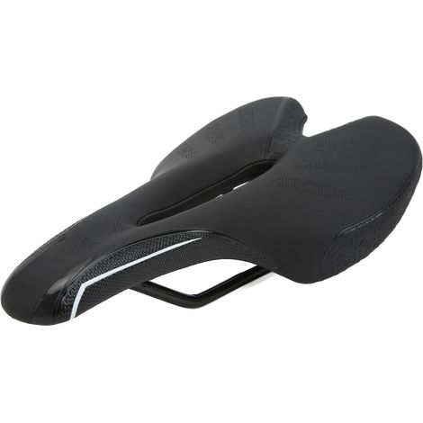 Atmungsaktiver Fahrradsattelbezug, ergonomisches Kissen für Mountainbikes, schwarz-weißer Sattelbezug