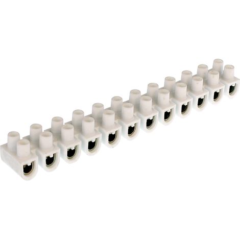 Barette acier blanche 25mm² EUR'OHM 70010B