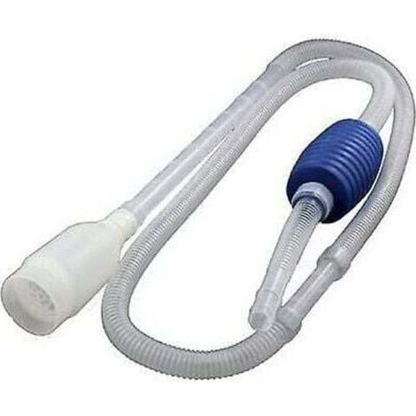 Aquarium-Reinigungssiphon, Tankzubehör, manuelle Pumpe, Schlauch, saugt Wasser an, 160 cm - Crezuo