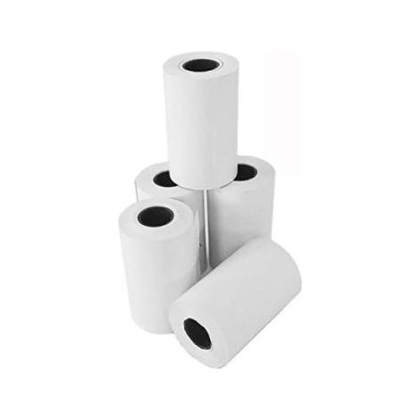 PACK DE 10 ROLLOS DE PAPEL TERMICO DE 57x35mm LIBRE DE BISFENOL A
