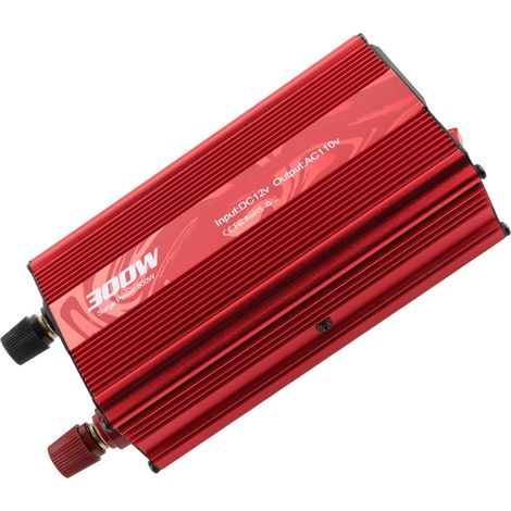 DC/AC-Wandler aus Aluminiumlegierung, intelligenter Reparatur-Sinuswellen-Wechselrichter, 300 W, 12 V auf 110 V (1/5)