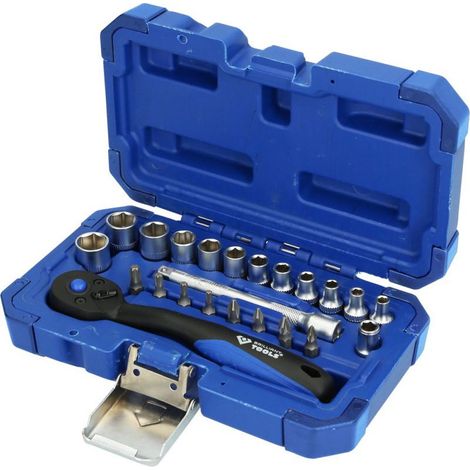 Brilliant Tools 1/4 Steckschlüssel-Satz, 23-tlg.