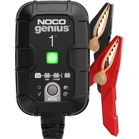 Cargador de baterías NOCO GENIUS1 1A 6V y 12V (1/4)