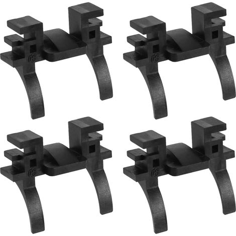4 PCS H7 Support d'ampoule de Phare LED Ampoules LED Adaptateur de Douille Support de Base Clips de Montage en Plastique Compatible avec 500 MK3 MK35 (1/5)