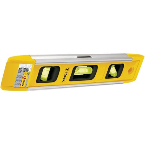 Livella a 3 bolle Torpedo base magnetica corpo in Abs antiurto 22,5 cm edilizia (1/3)