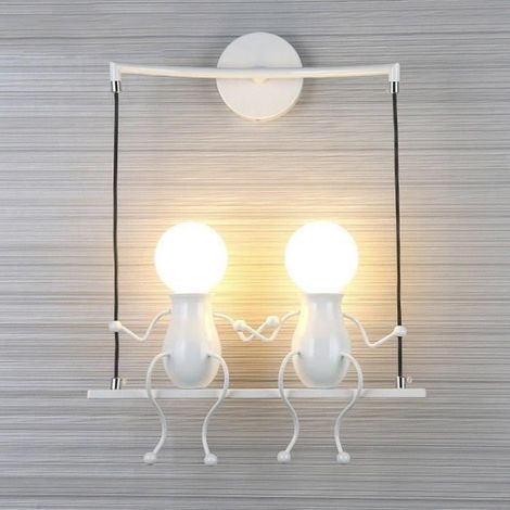 Lampe Murale Moderne Mode Applique Murale Créatif Simplicité Design Appliques - Blanc (1/3)