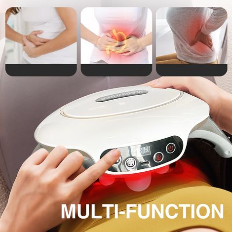 Masseur abdominal intelligent Double mode massage Feu rouge Chauffage Minuterie 10 minutes Appareil portable de relaxation domestique (1/5)