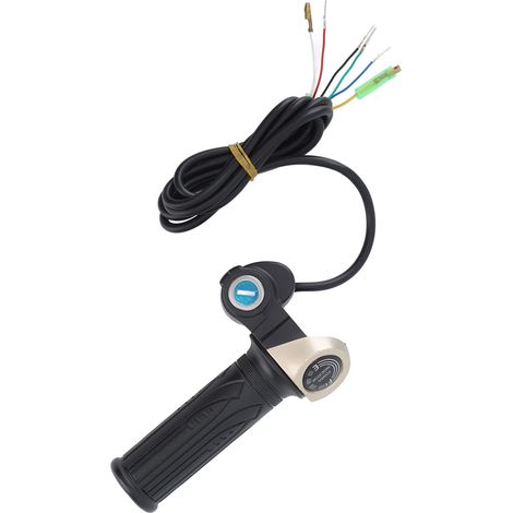 Gasgriff mit Alarm für 24V-Elektrofahrräder, Fernbedienung für Elektrofahrzeuge, Gasgriff-Set mit Alarm (1/4)