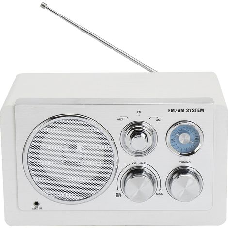Radio Denver TR-63W AM/FM Blanca (1/3)