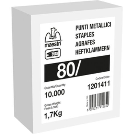 MAESTRI PUNTI SPILLATRICE  80/16 10000 PZ GALVA