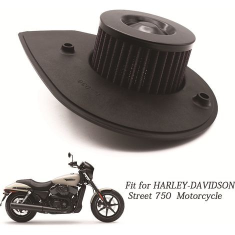 High flow air filter cartridge for Harley XG750, Street750 and XG500 models.