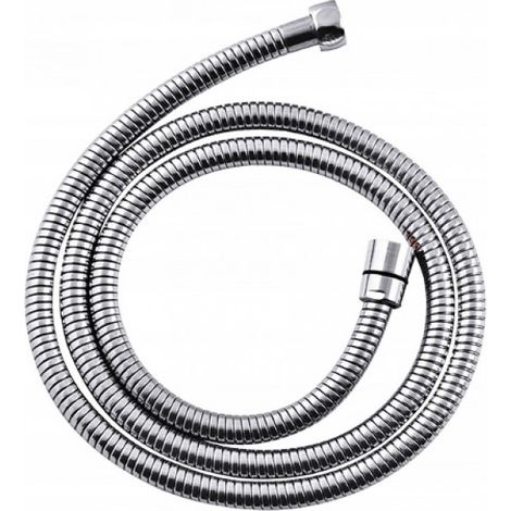 Pommeau de douche pour buanderie - 170 cm - Antidérapant - Chrome - Caoutchouc dans maille d'acier inoxydable (1/2)