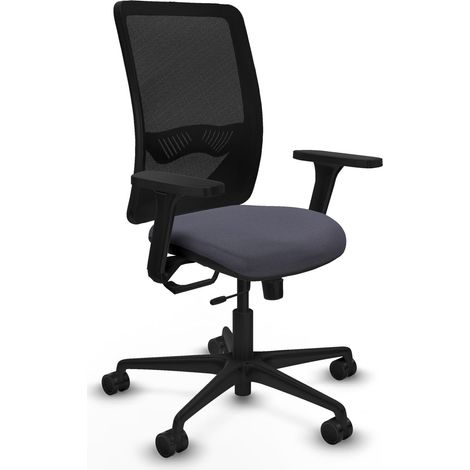 Silla de oficina piqueras y crespo Zulema negro soporte lumbar ajustable (1/2)