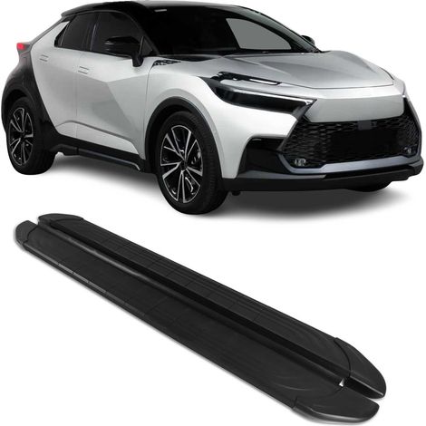 OMAC Marchepieds latéraux pédale pour Toyota C-HR AX20 2023-2026 2Pcs Aluminium Noir (1/5)