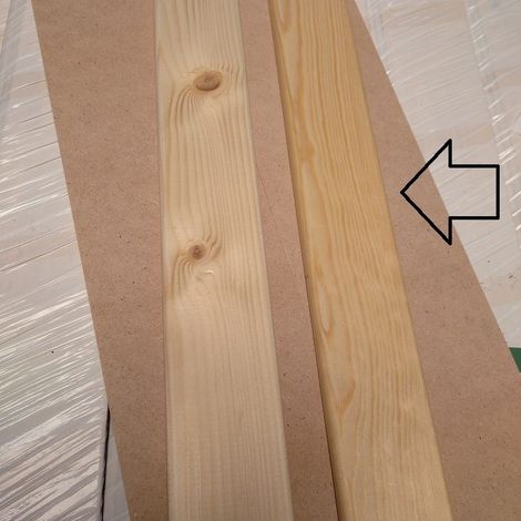 10 Coprifili Mostre Massello in Pino Netto mm10x60x2700 Prod. Italiana