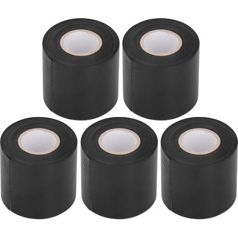 TIKATARER Ruban de Jeu de Lignes, Ruban Isolant pour Climatiseur 5 Pièces Ruban de Tuyau de Climatiseur Ruban de Jeu de Lignes HVAC Ruban Résistant à l'huile Rubans d'emballage de (1/5)