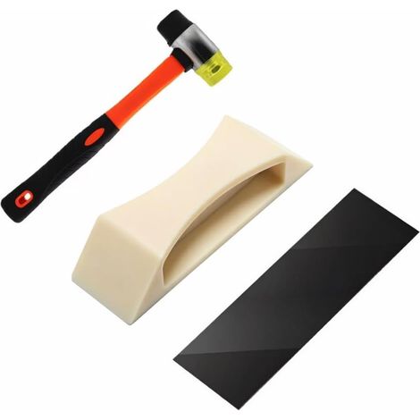 Joint repair kit with hammer and washable pad, repair kit for wood, laminate, LVP, wood, vinyl floors (3-pack) (1/5)