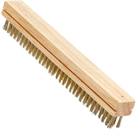 Filiyano-Brosse métallique pour grilles de barbecue, nettoyant robuste pour four à pizza et barbecue extérieur A
