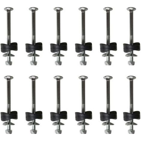 10 Set de Vis pour Trampolines, Vis pour Fixation du Trampoline, Vis de Trampoline en Acier Galvanisé Fixation, Accessoires de Trampoline pour Grand Trampoline et Petit Trampoline (1/4)