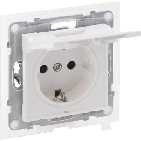 Legrand Steckdose SCHUKO SEANO SL Klappdeckel IP44 UW