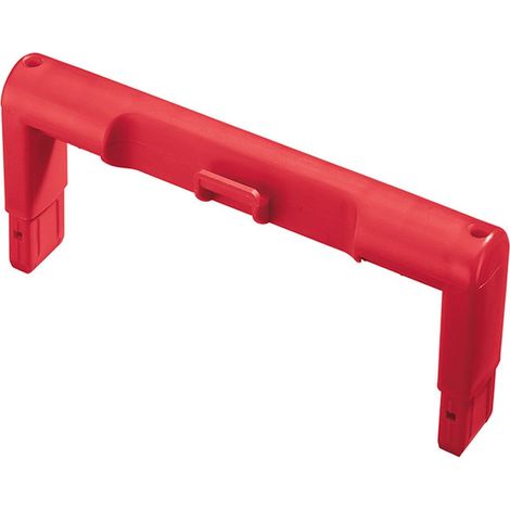 Hailo Sicherheitsbügel rot für L50 mit 3-4 Stufen