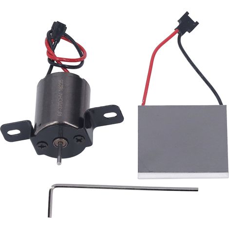 Fiche technique des accessoires pour ventilateur de cheminée et du moteur pour poêle à chaleur
