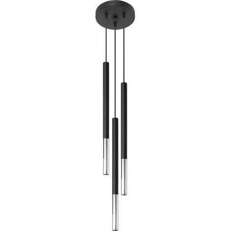 Lampada a sospensione arenio 3 G9 nero lumilo 08.747.87 (1/5)