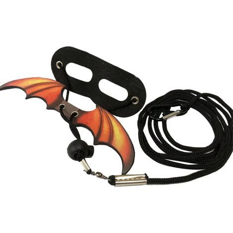 Harnais réglable pour dragon barbu, laisse pour lézard avec décoration en cuir en forme d'aile (1/4)
