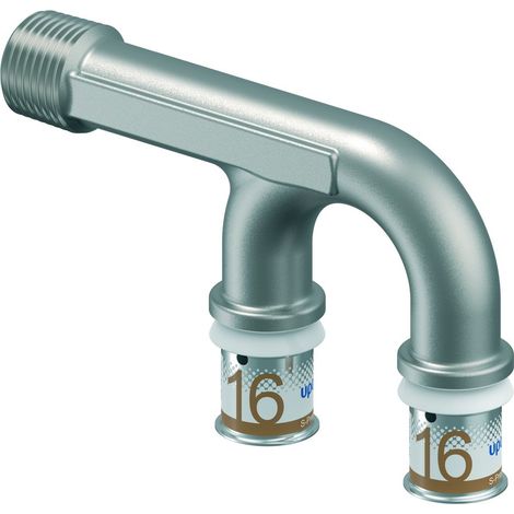 Uponor S-Press Plus U-Armaturenanschluss, 16mm x 16mm x R 1/2" MT