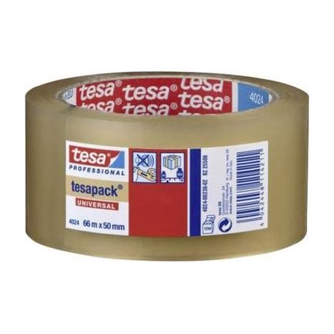 RUBAN ADHÉSIF D'EMBALLAGE TESA 04024-00202-04 TRANSPARENT (L X L) 66 M X 38 MM ACRYLATE 1 ROULEAU(X) (1/5)