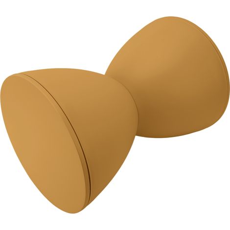 GARRYFIZH Tabouret en forme de sablier en plastique, moderne, Simple, Style nordique, rond, pour salle de bain, cabine d'essayage, gingembre (1/5)