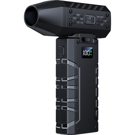 Soffiatore ad aria compressa, 110.000 giri/minuto, soffiatore per polvere, velocità regolabile in continuo, soffiatore senza fili ricaricabile con luce LED e schermo HD, per tastiere di computer, auto