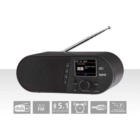 Imperial DABMAN d105 Radio de table DAB+, FM, FM noir (1/5)
