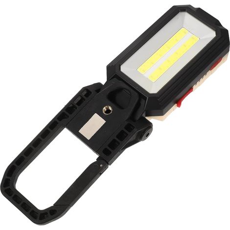 Lámpara de mantenimiento multifuncional, potente y portátil, ideal para acampar, foco LED recargable con imán, ABS recargable [Clase de eficiencia energética A+] (1/5)