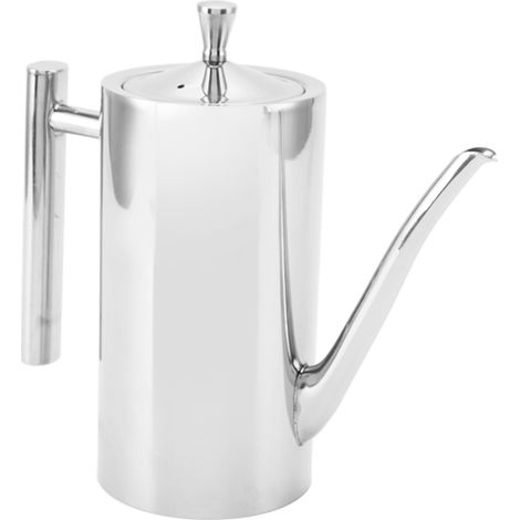 Ölbehälter aus Edelstahl 304, auslaufsichere Essigflasche mit Deckel, 700 ml, für Küche und Haushalt (1/5)