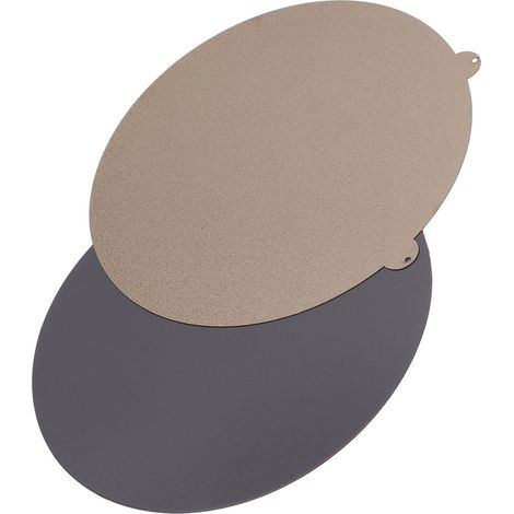 Plaque de lit d'impression 3D de forme ronde D309mm, Plate-forme en acier Flexible avec revêtement PEI Double face avec Base magnétique pour Flsun V400 (1/5)