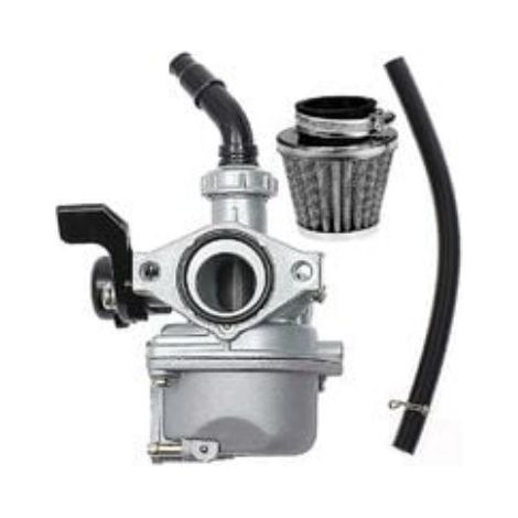Carburador compatible con motos de motocross de 70 cc, 90 cc, 110 cc y 125 cc, ATV, quads y vehículos todoterreno pieza de motor para uso fuera de carretera.